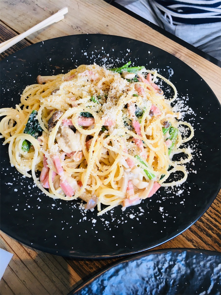 スズカフェ広島駅店のパスタ