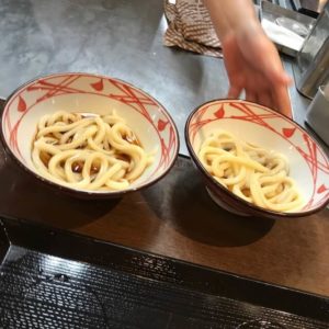 広島の丸亀製麺でイクちゃん画像